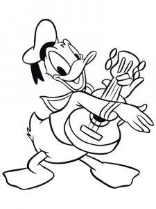 Donald Duck coloring page 31 - Free printable