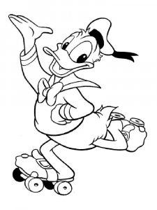 Donald Duck coloring page 5 - Free printable