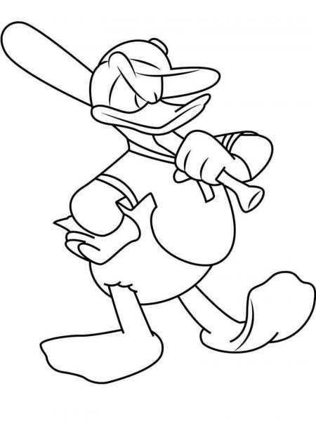 Donald and Daisy Duck coloring pages