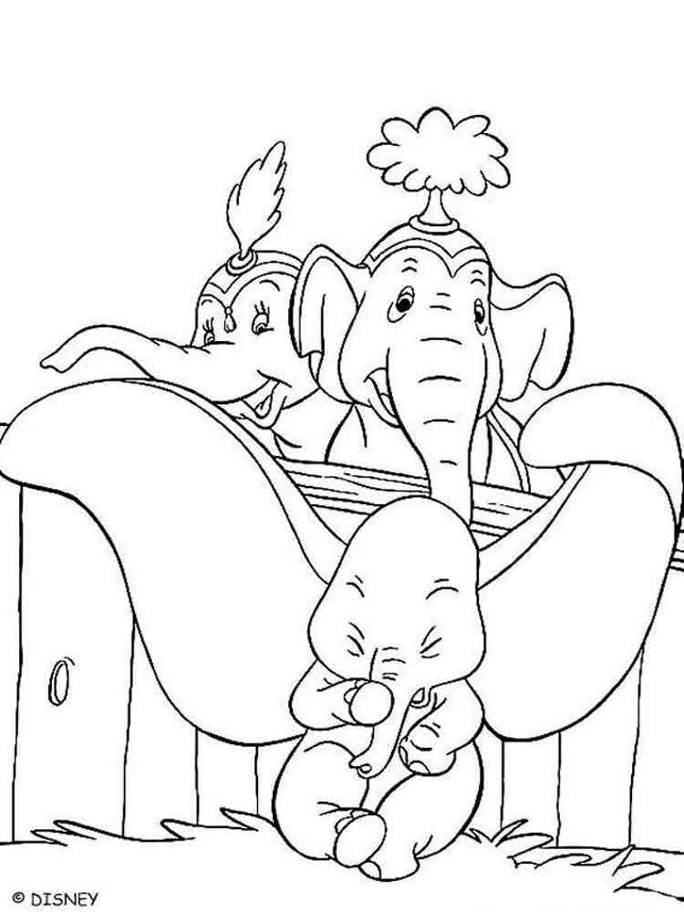 Dumbo Coloring Pages Download And Print Dumbo Coloring Pages
