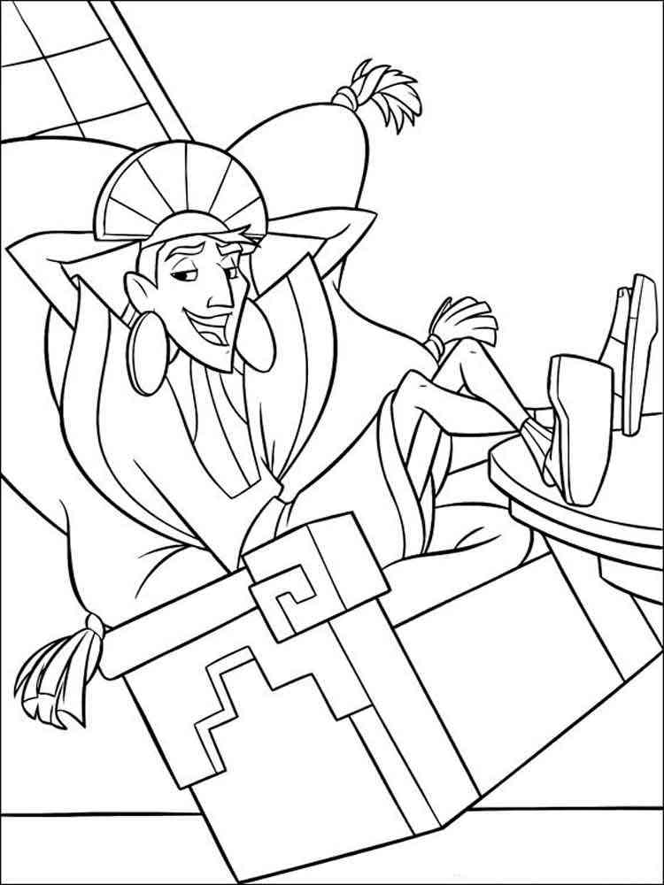 The Emperor's New Groove coloring pages. Download and print The Emperor