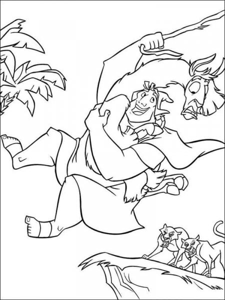 The Emperor's New Groove coloring pages