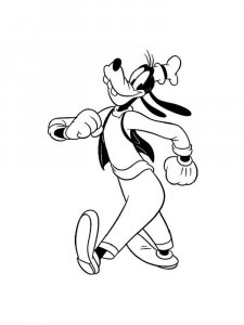 Goofy coloring page 13 - Free printable