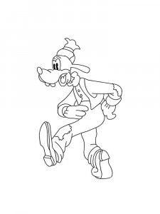 Goofy coloring page 29 - Free printable