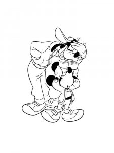 Goofy coloring page 30 - Free printable