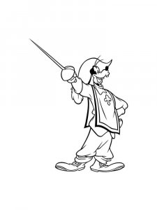 Goofy coloring page 40 - Free printable