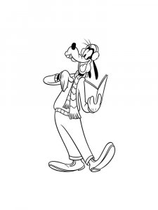 Goofy coloring page 42 - Free printable