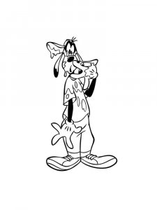 Goofy coloring page 6 - Free printable