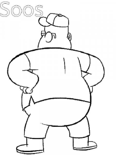 Gravity Falls coloring pages