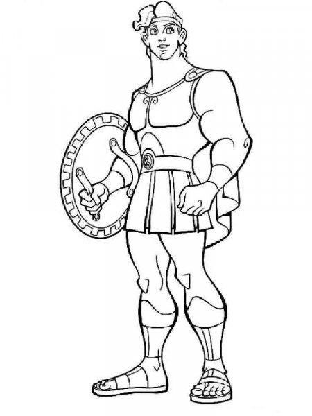 Hercules coloring pages