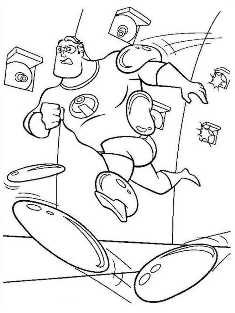 The Incredibles coloring pages. Download and print The Incredibles