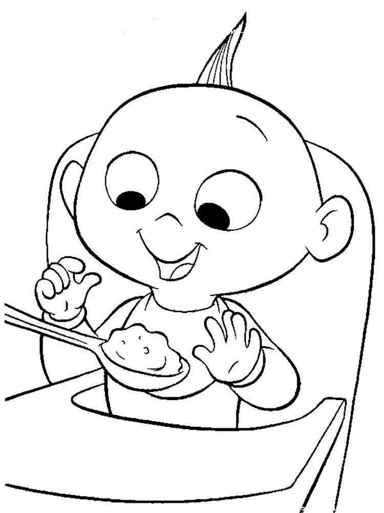 The Incredibles coloring pages. Download and print The ...