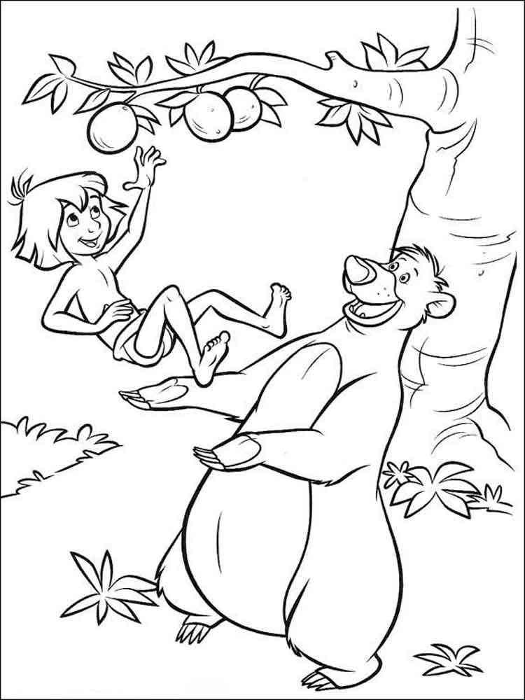  Jungle  Book  coloring  pages  Download and print Jungle  Book  