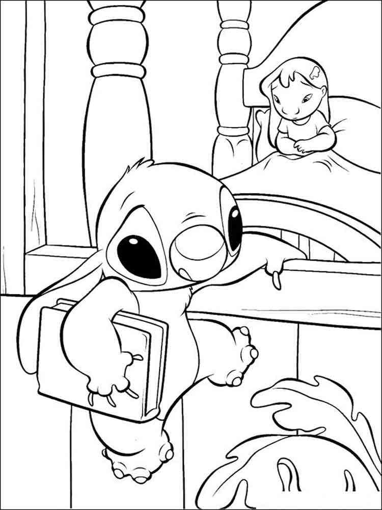 Stitch Coloring Book - Free coloring books pages