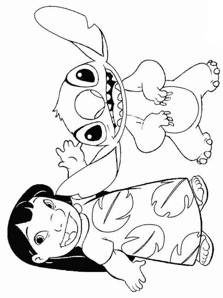 Lilo And Stitch Coloring Pages Getcoloringpagescom