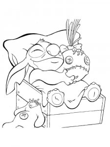 Lilo & Stitch coloring page 19 - Free printable