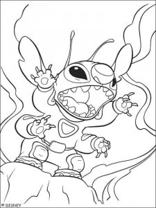 Lilo & Stitch coloring page 24 - Free printable