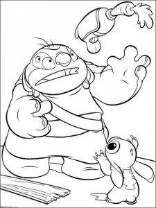 Lilo & Stitch coloring page 27 - Free printable