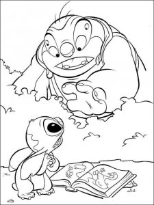 Lilo & Stitch coloring page 28 - Free printable