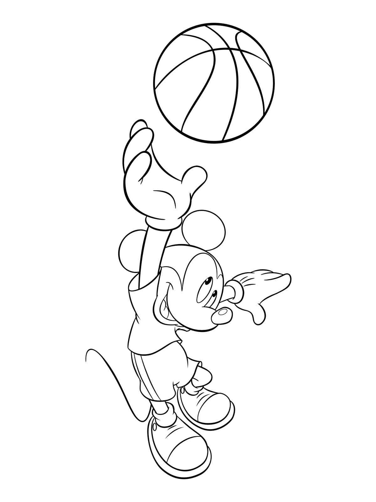 Mickey and Minnie Mouse coloring pages