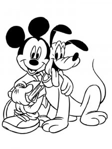 Mickey Mouse coloring page 45 - Free printable