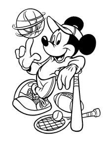 Mickey Mouse coloring page 67 - Free printable