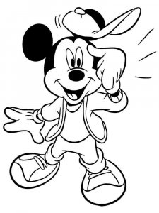 Mickey Mouse coloring page 68 - Free printable