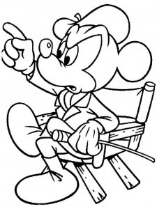Mickey Mouse coloring page 72 - Free printable