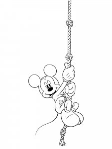 Mickey Mouse coloring page 73 - Free printable