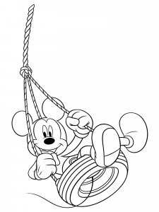 Mickey Mouse coloring page 74 - Free printable