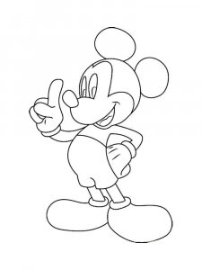 Mickey Mouse coloring page 85 - Free printable