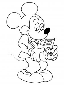 Mickey Mouse coloring page 87 - Free printable