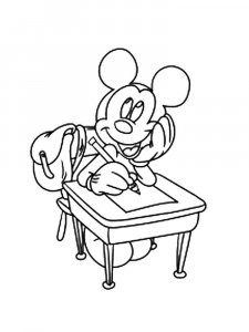 Mickey Mouse coloring page 88 - Free printable