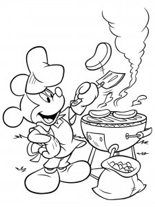 Mickey Mouse coloring page 49 - Free printable