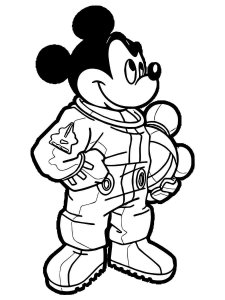 Mickey Mouse coloring page 50 - Free printable