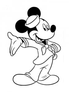 Mickey Mouse coloring page 52 - Free printable