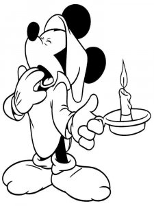 Mickey Mouse coloring page 13 - Free printable
