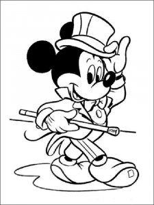 Mickey Mouse coloring page 17 - Free printable