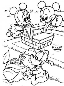 Mickey Mouse coloring page 2 - Free printable