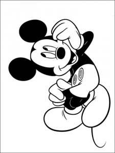 Mickey Mouse coloring page 21 - Free printable