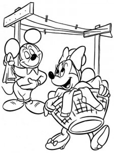 Mickey Mouse coloring page 24 - Free printable
