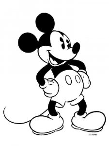 Mickey Mouse coloring page 27 - Free printable