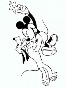 Mickey Mouse coloring page 28 - Free printable