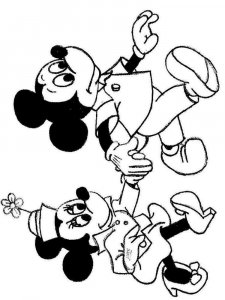 Mickey Mouse coloring page 29 - Free printable