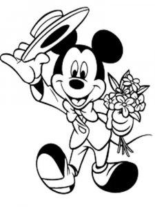 Mickey Mouse coloring page 34 - Free printable