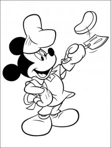 Mickey Mouse coloring page 35 - Free printable