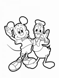 Mickey Mouse coloring page 9 - Free printable