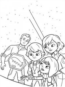 Miles from Tomorrowland coloring page 11 - Free printable