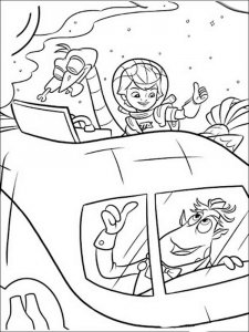 Miles from Tomorrowland coloring page 12 - Free printable