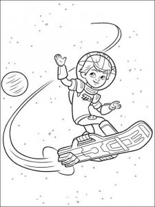 Miles from Tomorrowland coloring page 4 - Free printable